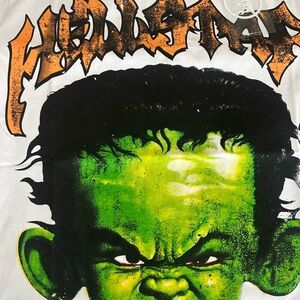 Graphic Tee with Green Monster Design